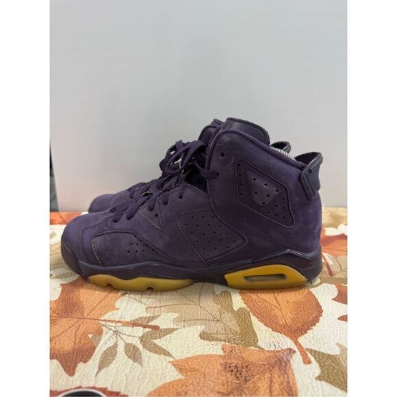 Nike Air Jordan Retro 6 "Purple Dynasty"  Women's Shoes Size 8.5 GS 7Y - Picture 1 of 6